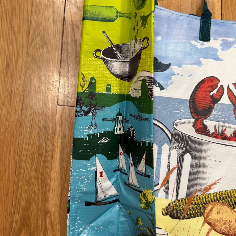 Trader Joe's ECO Reusable Shopping Grocery Gift Tote Bags/Boston/New with tags - Picture 3 of 7